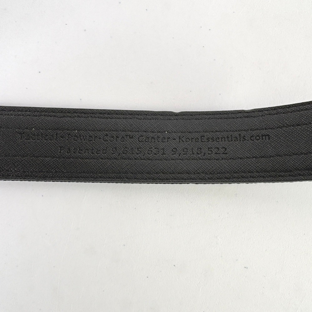 Kore Essentials Tactical Power Core Belt Black Ratchet Size 28 - 35 Adjustable - Picture 12 of 13